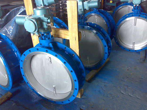 Electric ventilation butterfly valve