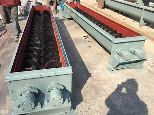 Double shaft screw conveyor