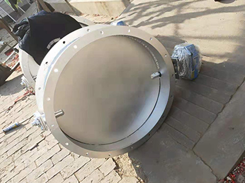 Stainless steel ventilation butterfly valve